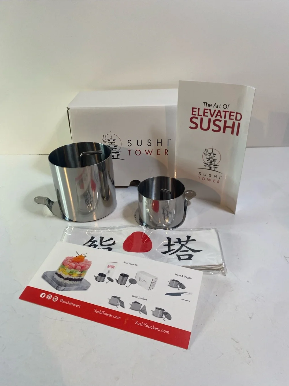 Sushi Tower Original Kit Premium Stainless Steel Sushi Making Set
